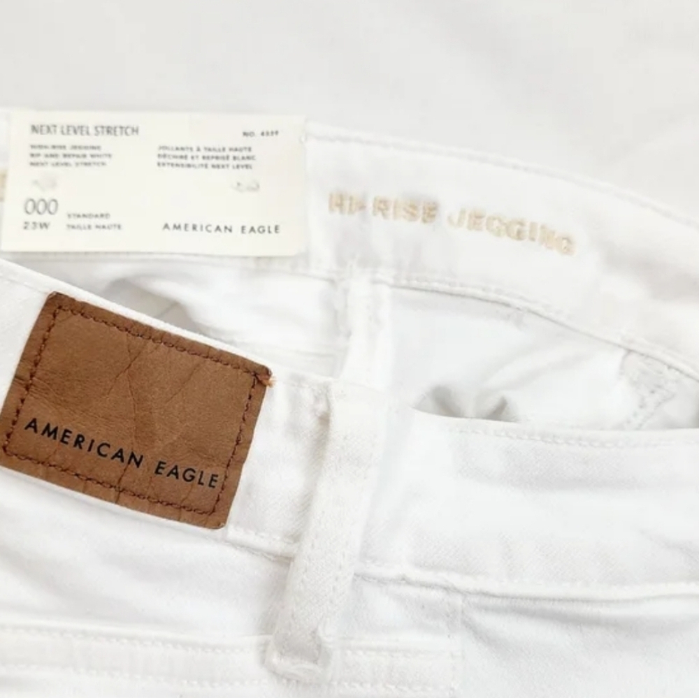 American Eagle Next Level Stretch Distressed Hi Rise Jegging - Picture 8 of 11
